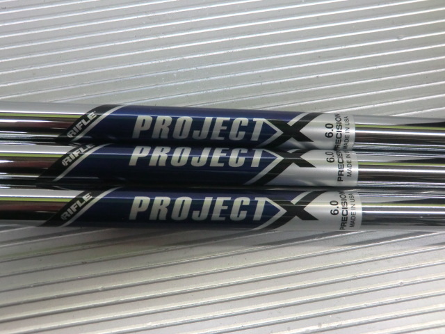 【日本仕様 正規品♪】未使用【TRUE TEMPER】PROJECT X6.0 FLEX 6.0 ■ ウエッヂ用■3本拍卖