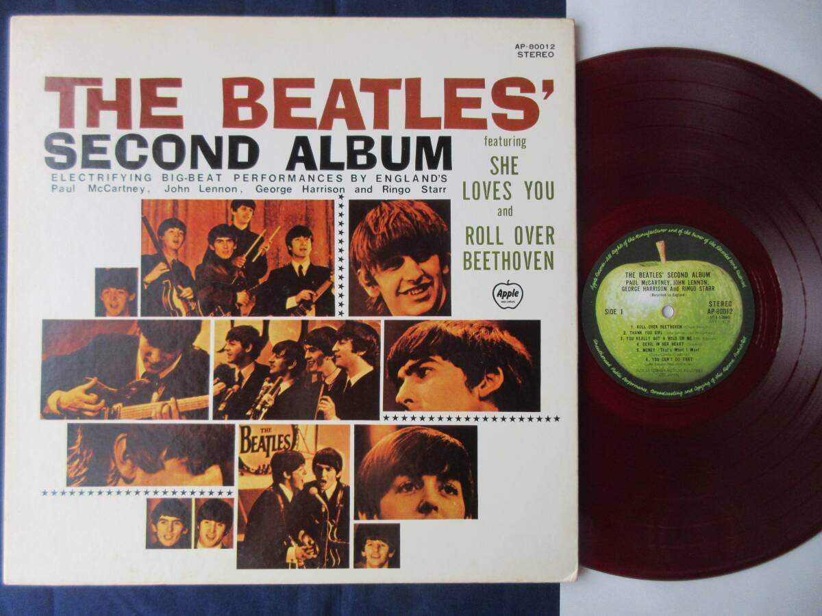 2510/LP/Beatles/ビートルズ/Second Album/セカンド・アルバム/アップル赤盤拍卖