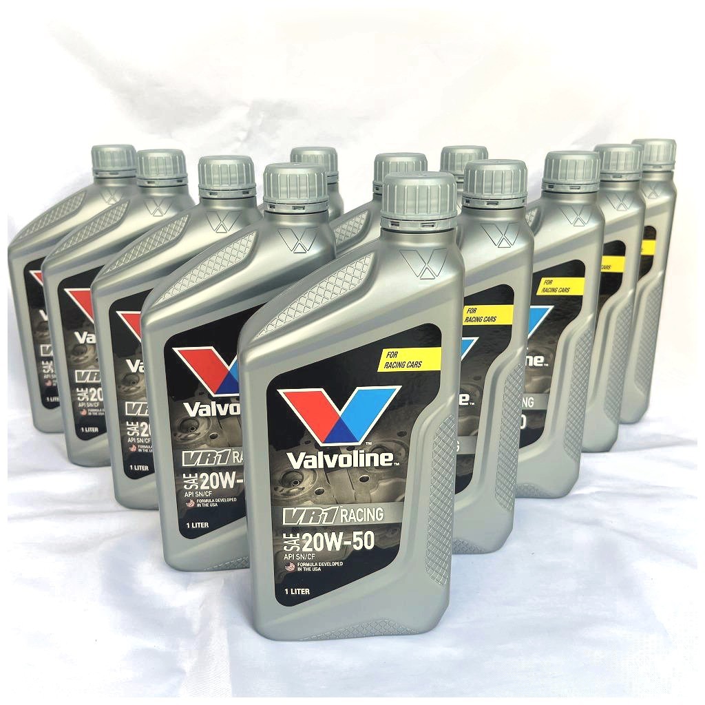 在庫有ります NEWボトル1L お買得12本 Valvoline バルボリン VR1 Racing レーシングオイル 20W-50 SN/CF 鉱物油拍卖