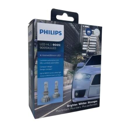 訳あり PHILIPS フィリップス HB3/4タイプ ハロゲンバルブ交換用 LEDヘッドランプ X-tremeUltinon エクストリームアルティノン 9005XUX2拍卖