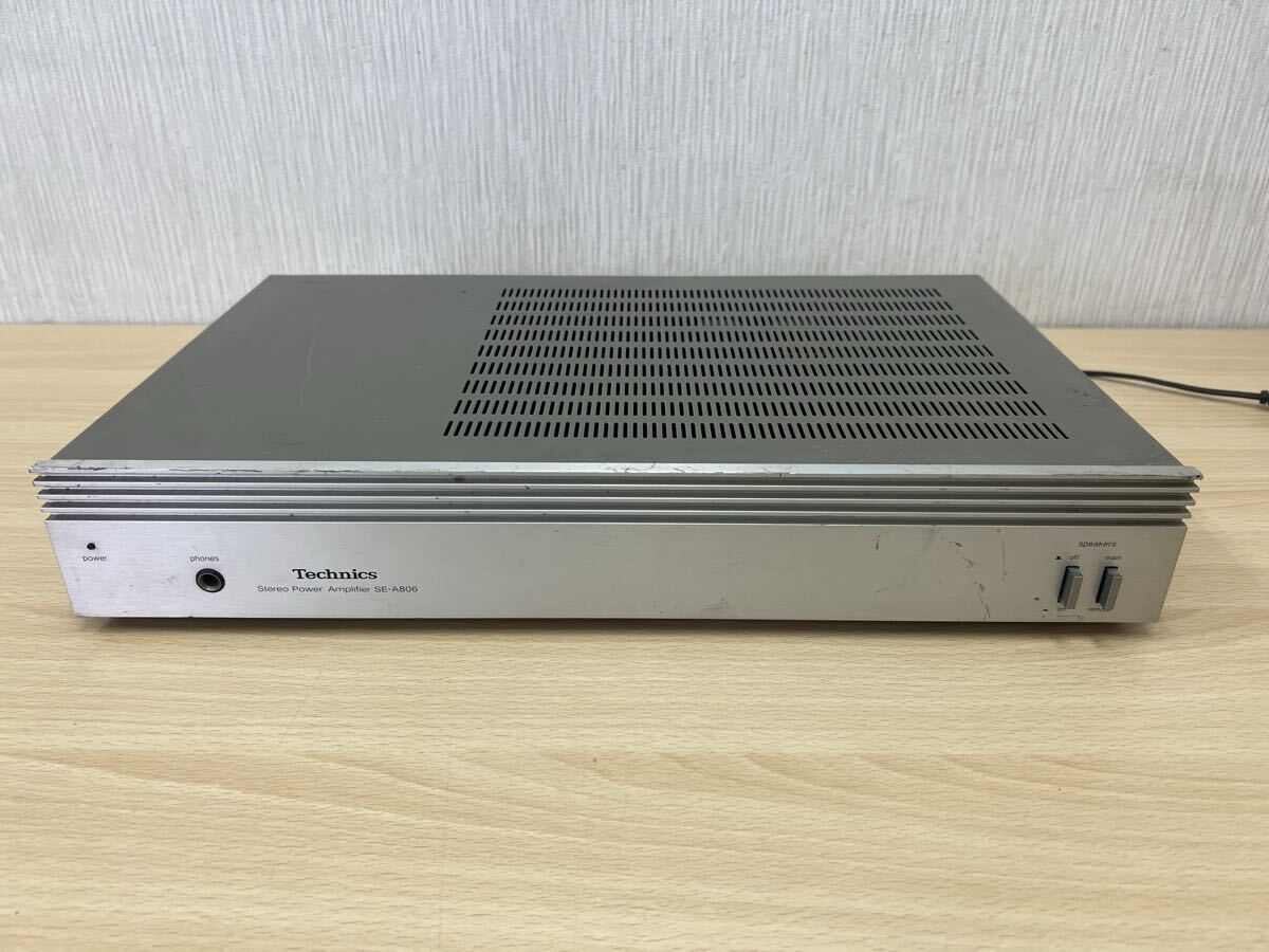 【ヤ100】 Technics テクニクス SE-A806 ステレオパワーアンプ パワーアンプ オーディオ機器拍卖