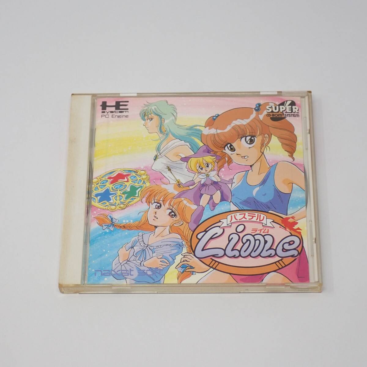 パステルLime ケース・説明書付き PCエンジンスーパーCD ナグザット拍卖