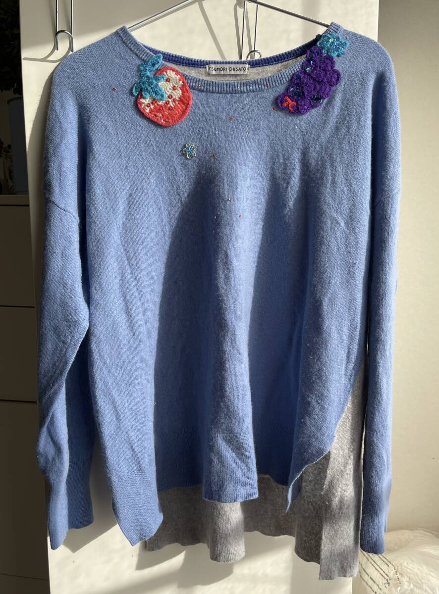 ★TSUMORI CHISATO ワッペンセーター/ツモリチサト拍卖