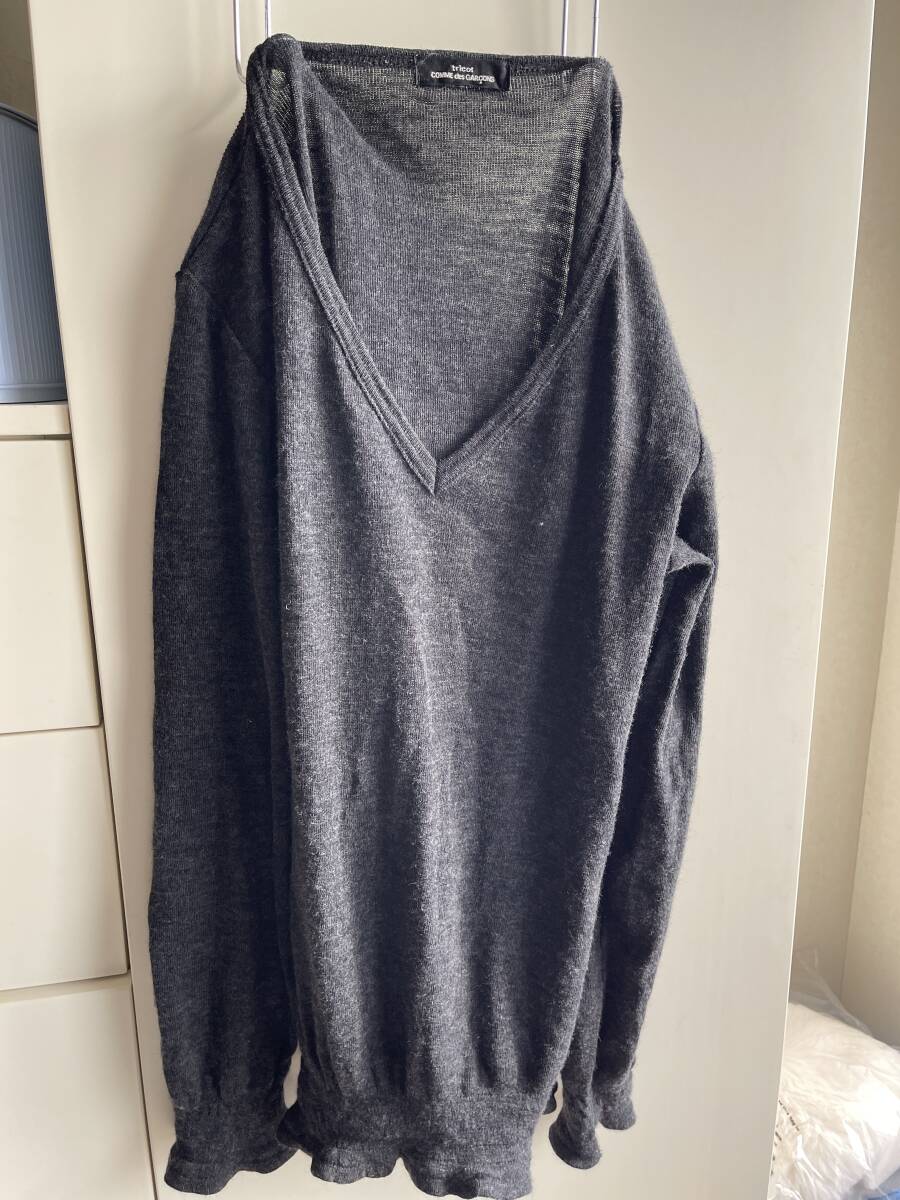 ★tricot comme des garcons グレーニット /トリコ コムデギャルソン拍卖