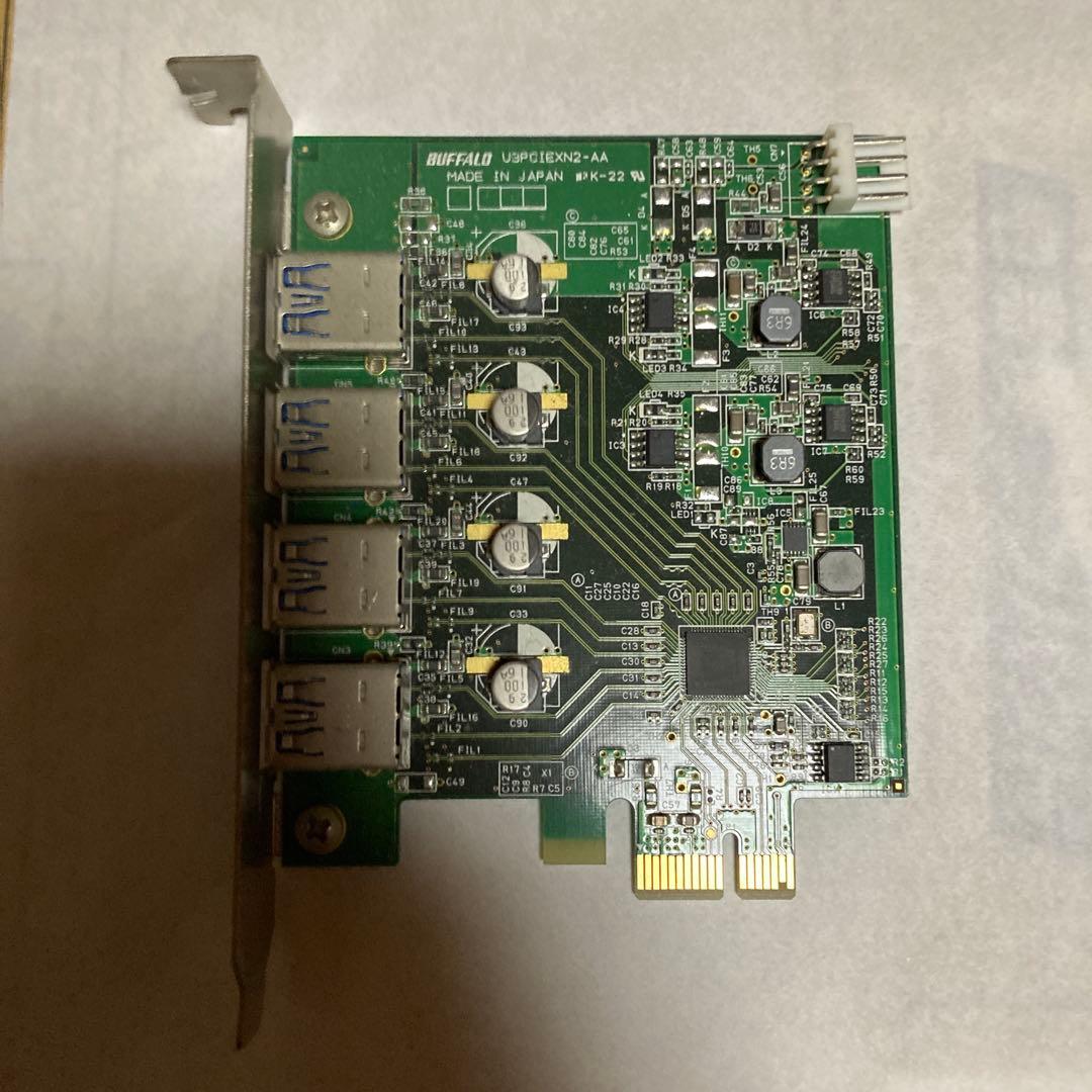 BUFFALO USB3.0拡張カード 4ポート IFC-PCIE4U3S拍卖