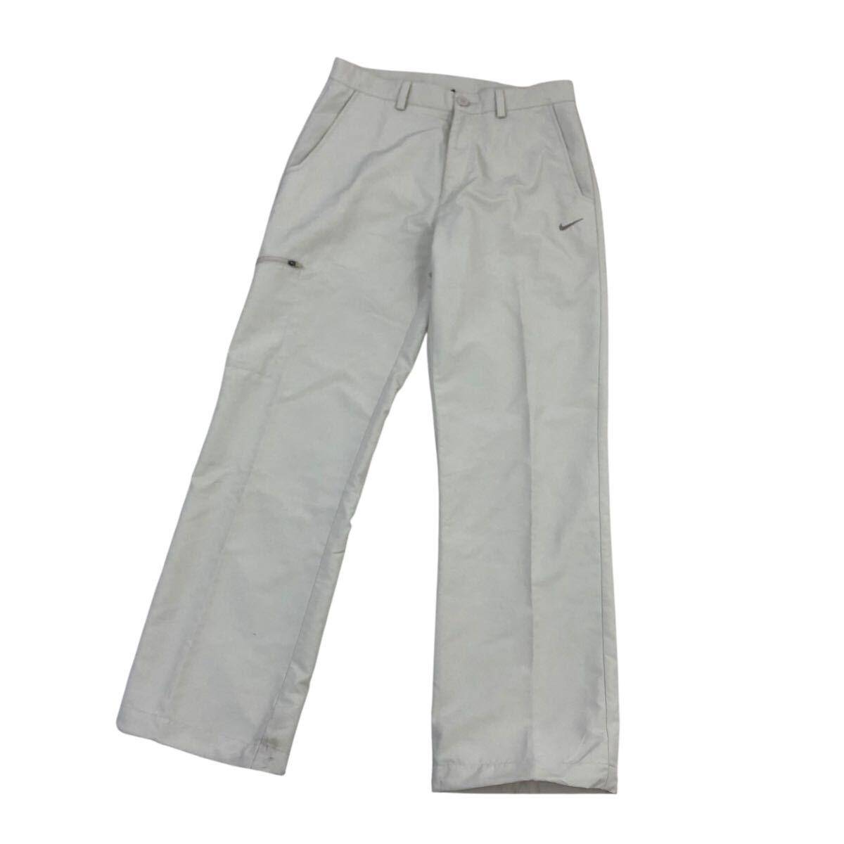 10ND328-30 NIKE GOLF ナイキ ゴルフ パンツ ボトムス ズボン スラックス ポリエステル100% グレージュ系 メンズ M拍卖
