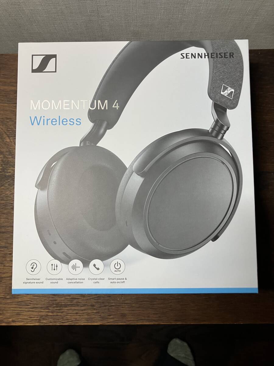 ゼンハイザー SENNHEISER MOMENTUM 4 Wireless ヘッドホン ブラック拍卖