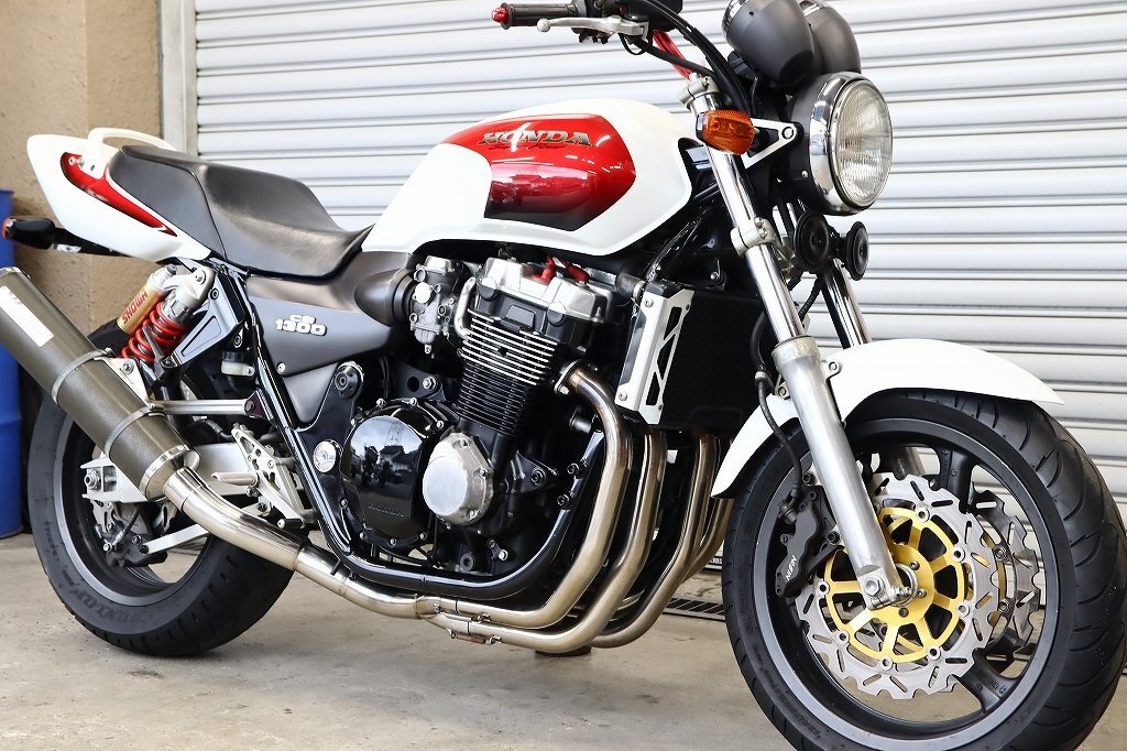 CB1300SF/コンディション自信あり/ウィズミーフルエキ/赤色BIG1カラー/SC40/修復歴なし/ローンOK/SC54拍卖