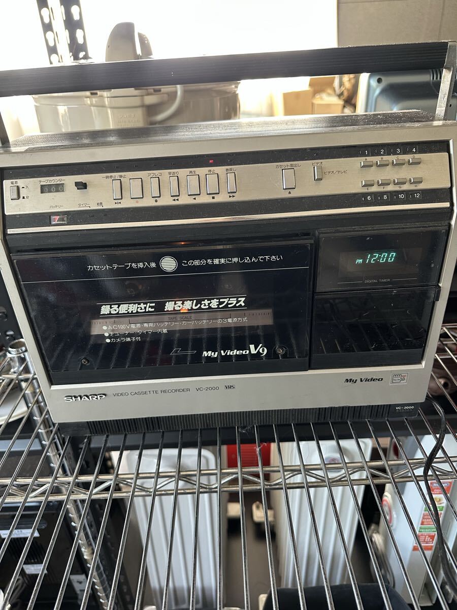 SHARP シャープ VC-2000 ビデオカセットレコーダー 昭和レトロ拍卖