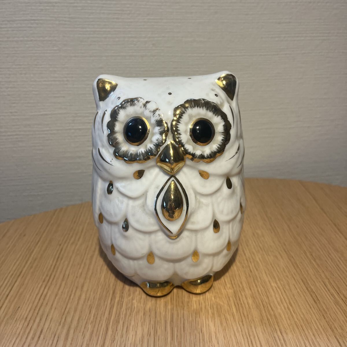 幸福。ロイヤルアーデン フクロウ 陶器。置物。インテリア拍卖