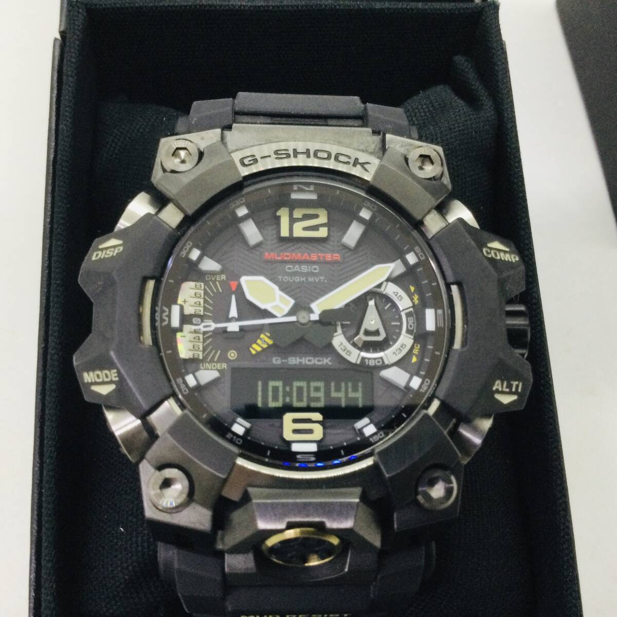 ★1円売切★▽中古品▽ GWG-B1000-1AJF マスターオブG MUDMASTER マッドマスター G-SHOCK CASIO メンズ ウレタンベルト ソーラー電波時計拍卖