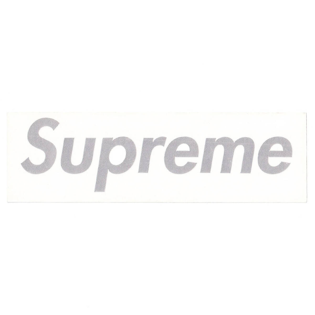 Supreme - Cutting Box Logo Sticker 銀 シュプリーム - カッティング ボックス ロゴ ステッカー 2007SS 文字抜きタイプ 希少拍卖