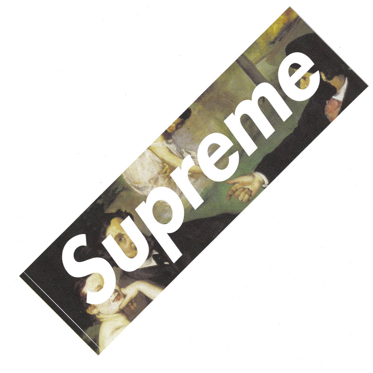 Supreme - Manet Box Logo Sticker シュプリーム - マネ ボックス ロゴ ステッカー 2014SS エドゥアール・マネ「草上の昼食」拍卖