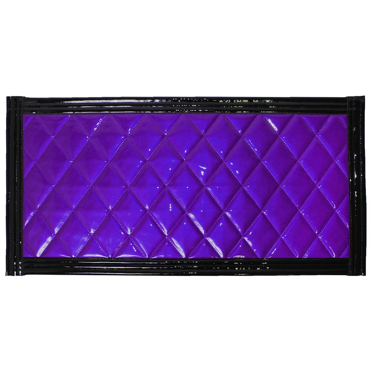 トラック 泥除け マット マッドフラップ 930mm×450mm 93cm×45cm ブラック×パープル 黒縁 黒フチ 紫 泥よけ マッドガード拍卖