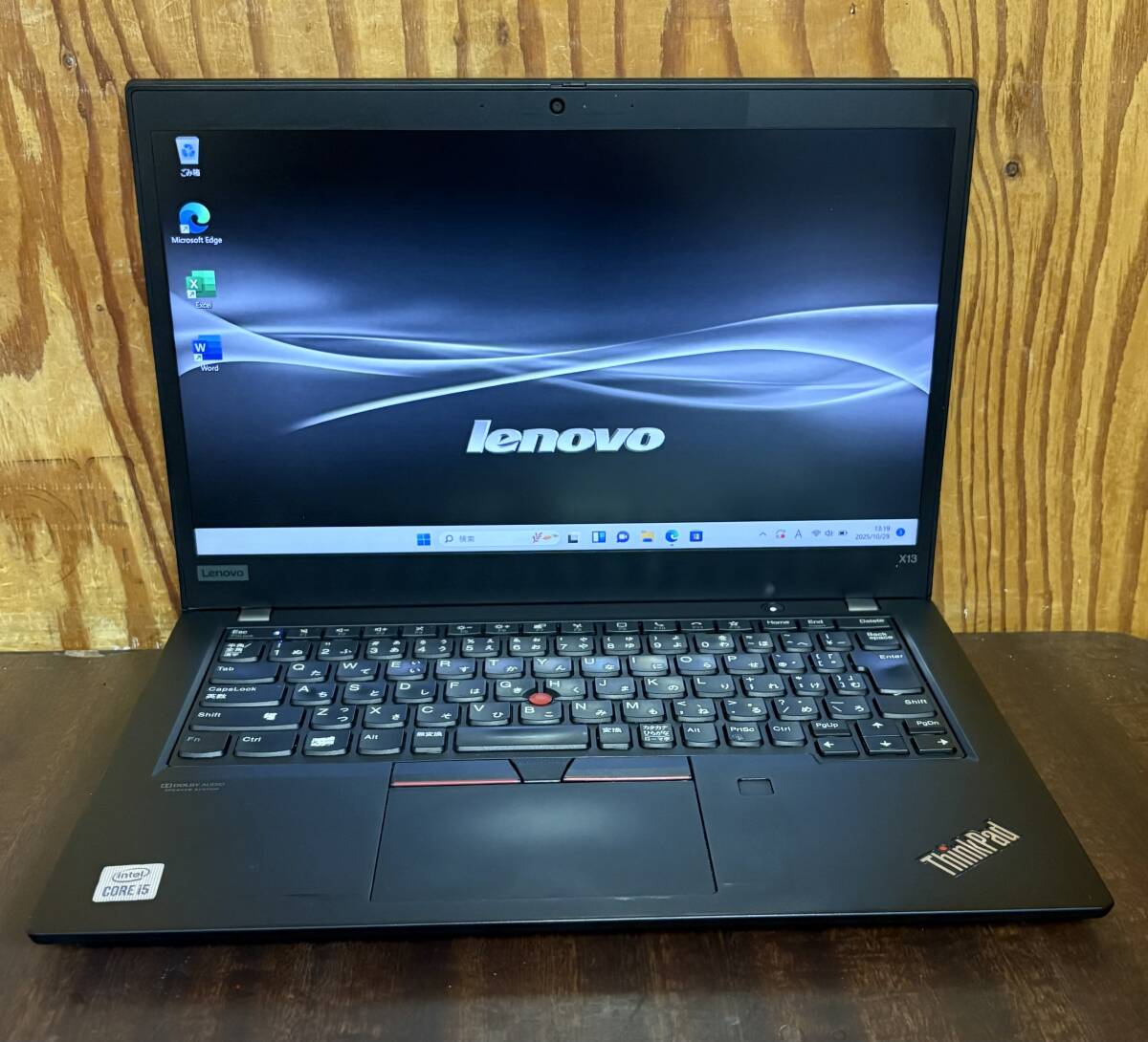 ★★超高速 Lenovo Thinkpad X13/i5-10310U/メモリ8GB/SSD256GB/タッチパネル搭載/FULL HD/カメラ/Win11★★拍卖