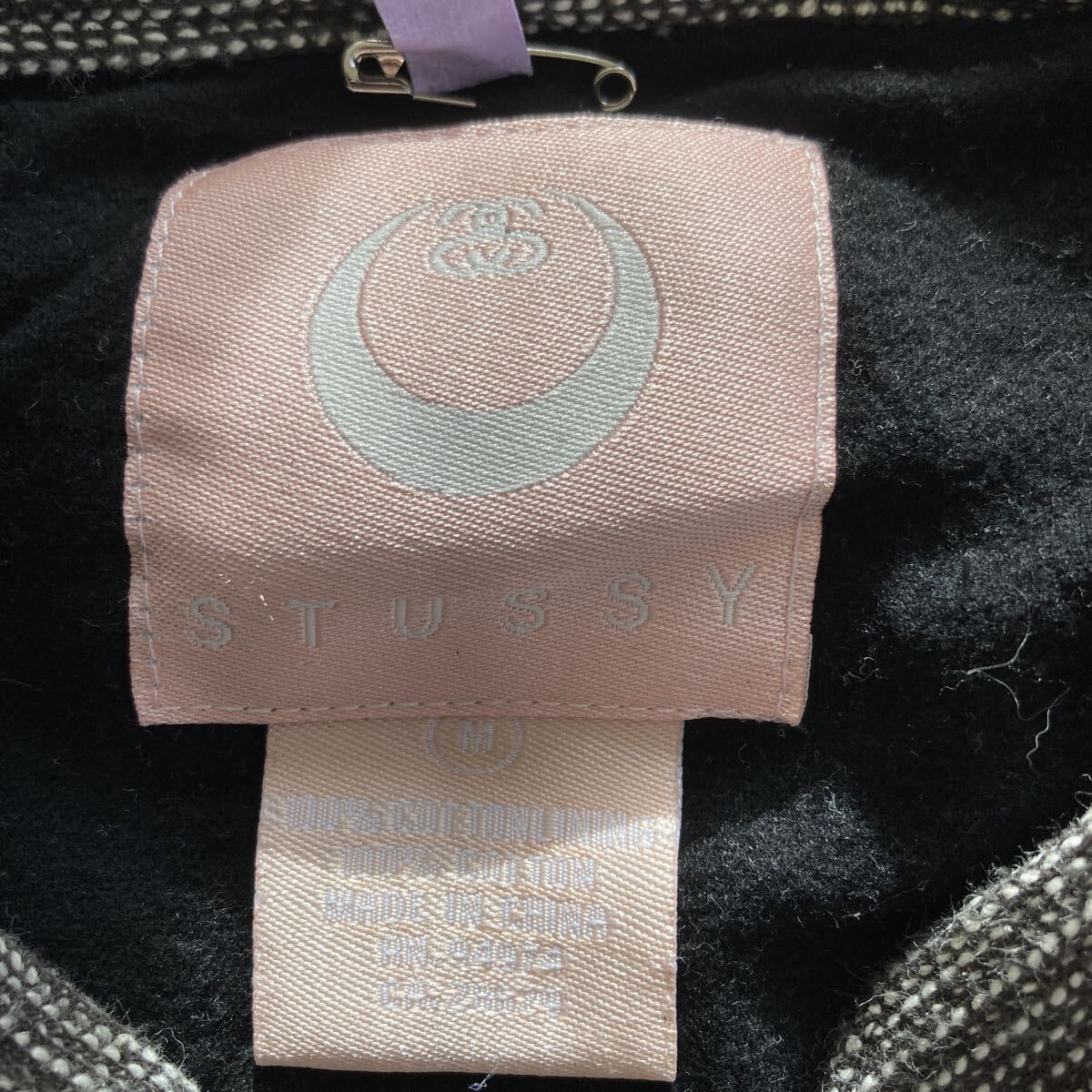 OLDSTUSSYレディースラインジャケットM本物 ステューシービンテージ 90s ヴィンテージ1000円スタート オールドスケート アーカイブ拍卖