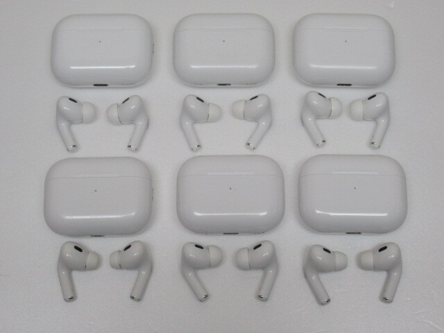 ■Apple AirPods Pro 第2世代 アップル エアポッズプロ2 エアーポッズプロ2 ワイヤレスイヤホン 6個セット 正規品 訳有 ④拍卖