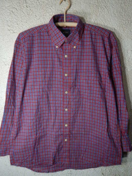 to8117 Roller gear 長袖 チェック デザイン ボタンダウン シャツ 人気 vintage ビンテージ 送料格安拍卖