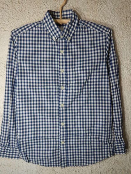 to8121 GAP ギャップ 長袖 チェック デザイン ボタンダウン シャツ 人気 送料格安拍卖