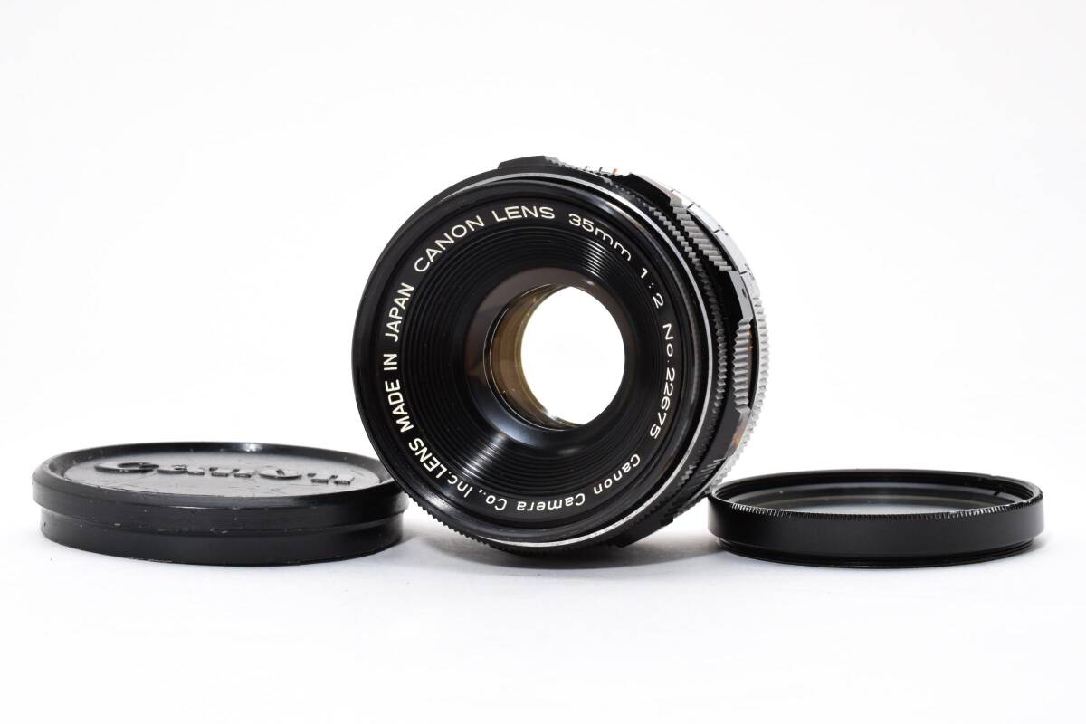 【良品】Canon 35mm F2 L39マウント ブラック【動作確認済み】#2649507拍卖