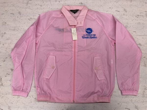 訳あり新品 DUNLOP professional ダンロップ ゴルフ コニカカップ ワールドレディス ハリントン ジャケット メンズ L ピンク拍卖