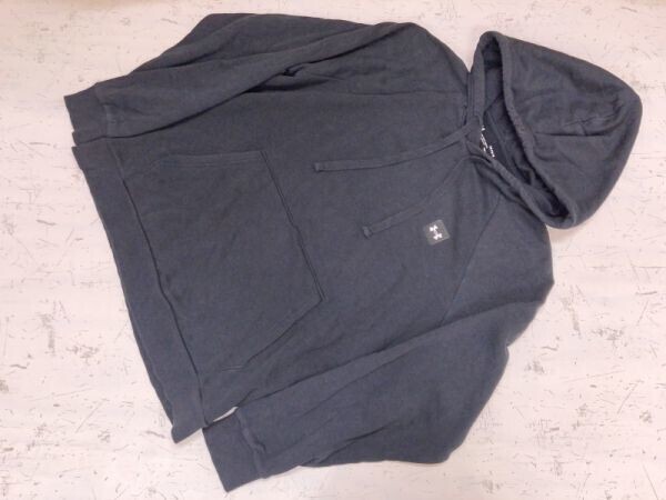 アンダーアーマー UNDER ARMOUR スポーツウェア トレーニング プルオーバー スウェットパーカー メンズ L 黒拍卖