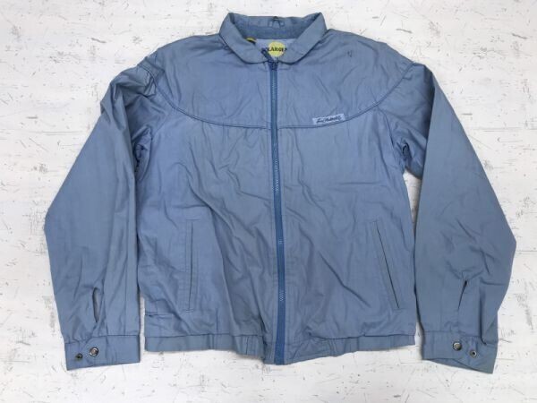 SOLAR GEAR ソーラーギア Lorn Anthony スポーツ オールド 90s 古着 DERBY JACKET ダービージャケット型 ブルゾン メンズ 韓国製 S 水色拍卖