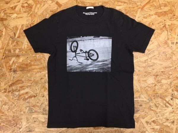 GU ジーユー Munetaka Tokuyama Photography トクヤマムネタカ フォト半袖Tシャツ レディース カジュアル コラボ S 黒拍卖