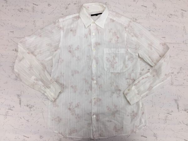 アメリカンラグシー AMERICAN RAG CIE シャドーストライプ ラメ入り 花柄 長袖シャツ レディース 薄手 1 白拍卖