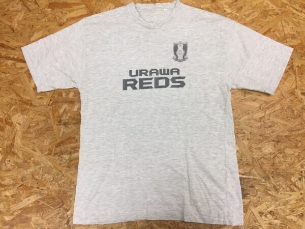 浦和レッズ URAWA REDS サッカー J LEAGUE Jリーグ スポーツ 半袖Tシャツ メンズ 大きいサイズXL ライトグレー拍卖