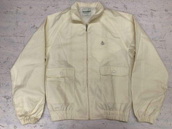 Grand Slam MUNSINGWEAR マンシングウェア オールド レトロ 古着 ゴルフ ブルゾン スポーツ ジャケット メンズ 80~90 オフホワイト拍卖