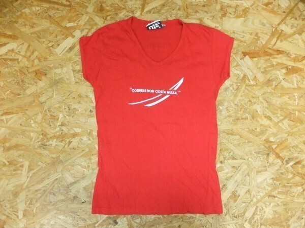 life pro wears レディース 綿 コットン100% スポーツ マラソン ジョギング フレンチスリーブ Tシャツ 赤拍卖