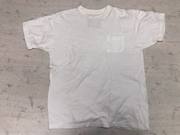 Asahi SUPER SOUR アサヒ スーパーサワー 缶チューハイ 平成レトロ 00s 企業物 半袖Tシャツ カットソー メンズ 胸ポケット付き ポケT 白拍卖