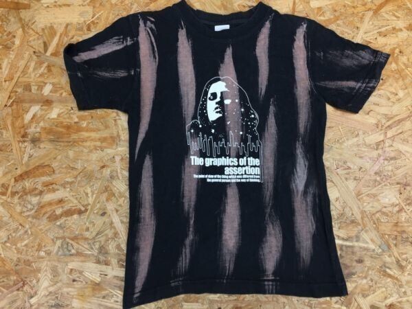 GIRLS NIGHT OUT ストリート The graphics of the assertion 半袖 Tシャツ レディース コットン100% バックプリント有 M 黒拍卖
