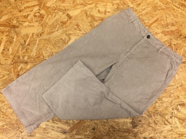 エディーバウアー Eddie Bauer ウエストゴム コーデュロイ 七分丈 ガウチョ クロップドパンツ ボトムス レディース M ベージュ拍卖