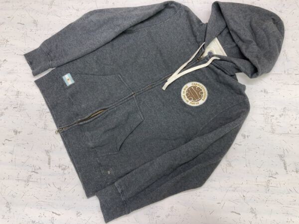 KAPPA CALCIO カッパ Phenix フェニックス製 レトロ スポーツ ジップアップ スウェット パーカー メンズ 大きいサイズ XL グレー拍卖