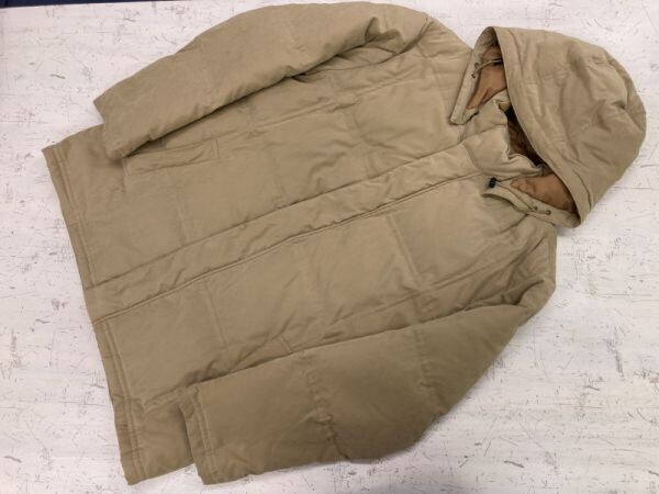 PISAALTO ピサアルト オールド レトロ アウトドア タウンユース ダウン ジャケット パーカー メンズ ダウン70% フェザー30% LL ベージュ拍卖