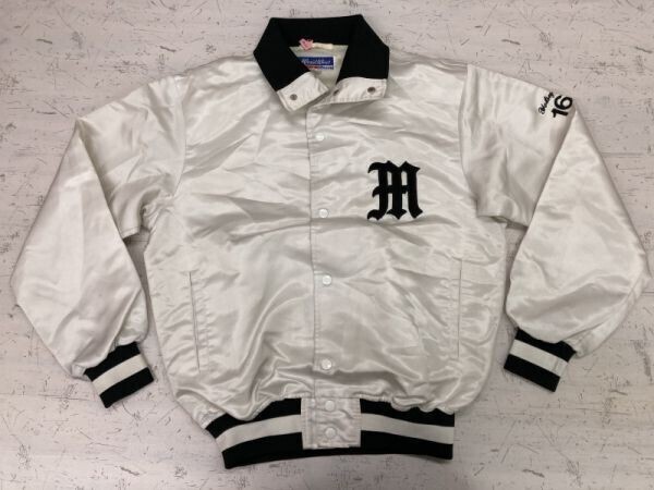 ミズノ MIZUNO World Win レトロ スポーツ 野球 ベースボール グランドコート ジャンパー ジャケット メンズ ポリエステル100% 98-6 生成り拍卖