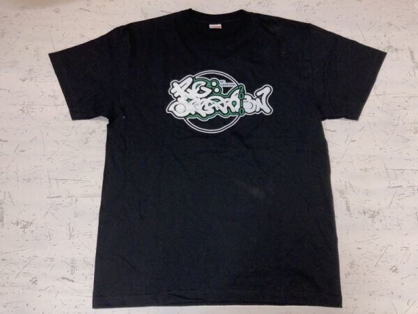 RE:CREATION レクリエーション ヒップホップレーベル HIPHOP 半袖Tシャツ カットソー メンズ L 黒拍卖