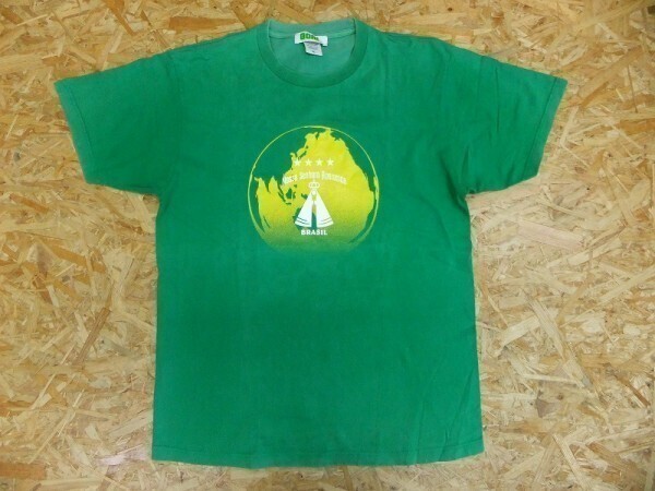 GOAL ゴール ユースサッカー大会 40周年記念 静岡 2014 アパレシーダの聖母 Tシャツ 緑 サイズXL拍卖