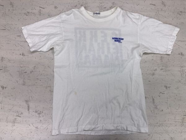 GAINER 月桂冠 生 販促品 企業物 オールド 国産レトロ 80s 90s 古着 半袖Tシャツ カットソー メンズ バックプリント有 白拍卖