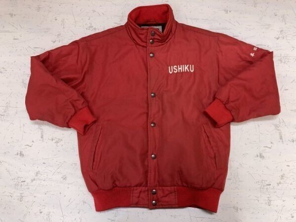 SSK BASEBALL エスエスケイ 牛久 少年野球 スポーツ ベースボール グラウンドコート 中綿ジャケット メンズ 刺繍 ポリエステル100% 160 赤拍卖