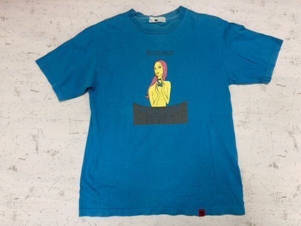 Scoop man スクープマン 丸井 キャラクター デザイン アート モダン ストリート 半袖Tシャツ カットソー メンズ 青拍卖