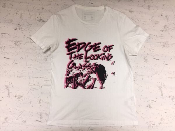 GU ジーユー キムジョーンズ KIM JONES 2018 S/S ストリート EDGE OF THE LOOKING GLASS 半袖Tシャツ メンズ 綿100% S 白拍卖