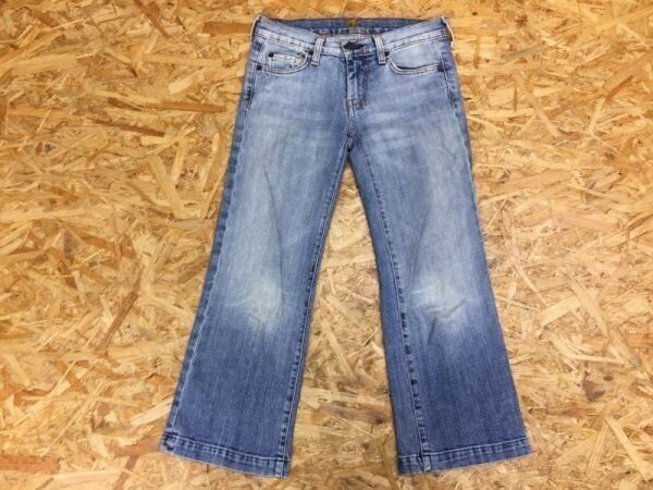 7 FOR ALL MANKIND セブン フォーオールマンカインド デニムジーンズ パンツ レディース USA製 USEDウォッシュブーツカット シンプル 24拍卖