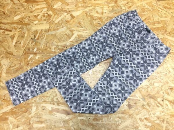 タルボット TALBOTS パンツ ボトムス レディース 矢絣やがすり系 総柄 ストレッチ 2 ライトグレー拍卖