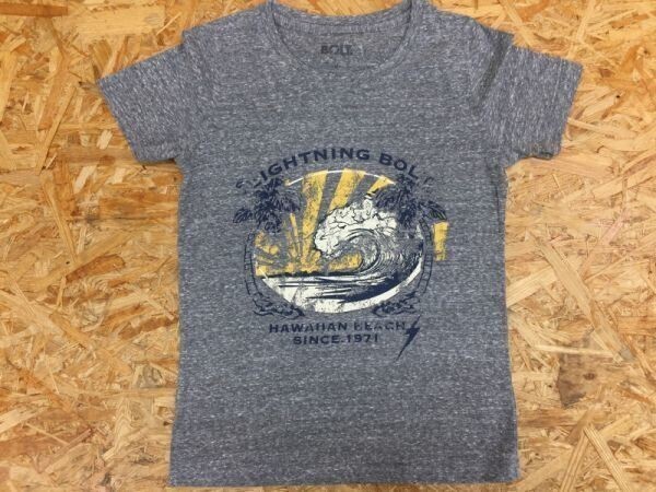 Lightning Bolt ライトニングボルト 半袖Tシャツ レディース 霜降り M ライトグレー サーフ ハワイ拍卖