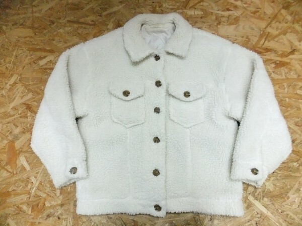 GOGOSING レディース 中綿 キルティング アウトドア ボアフリース トラッカージャケット 白拍卖