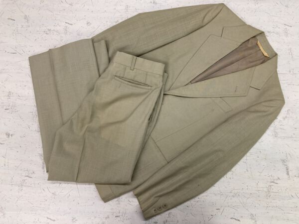 Sterling&Hunt スターリングアンドハント MIDORIYA ジャパンビンテージ シングルスーツ 上下セットアップ メンズ 2つボタン A5 ベージュ拍卖