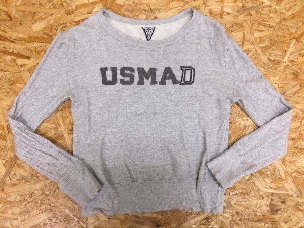 ヴィアスペア VIA SPARE ゆったりネック スウェットトレーナー レディース ロゴプリント 日本製 霜降り 綿100% S ライトグレー拍卖